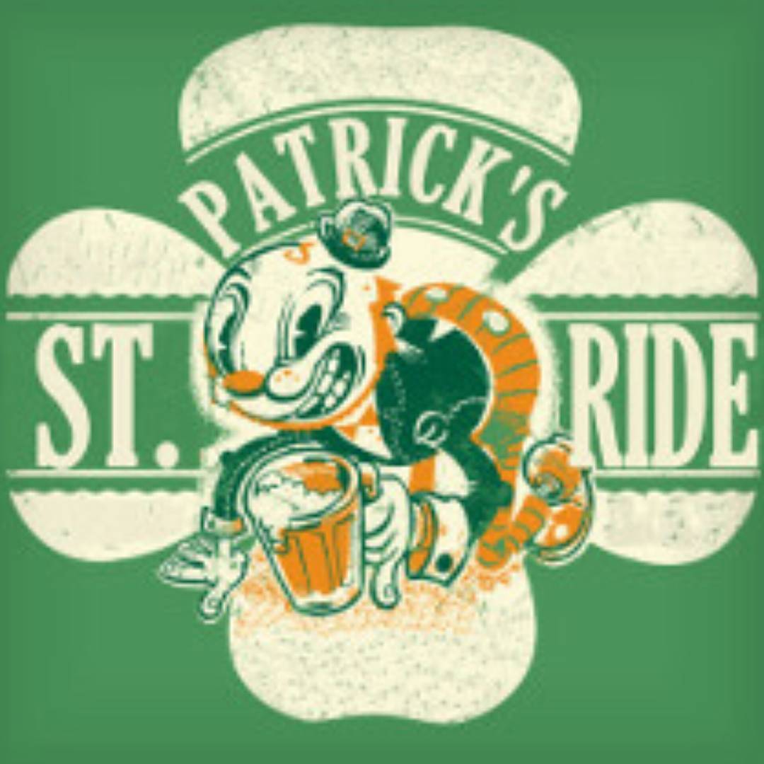Your friendly reminder, Saint Patrick's Ride 2 pm today at @ltsbrewing
